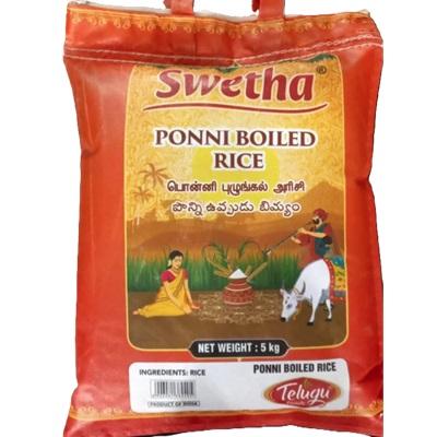 Ponni Boiled Rice 5Kg Swetha-Telugu foods